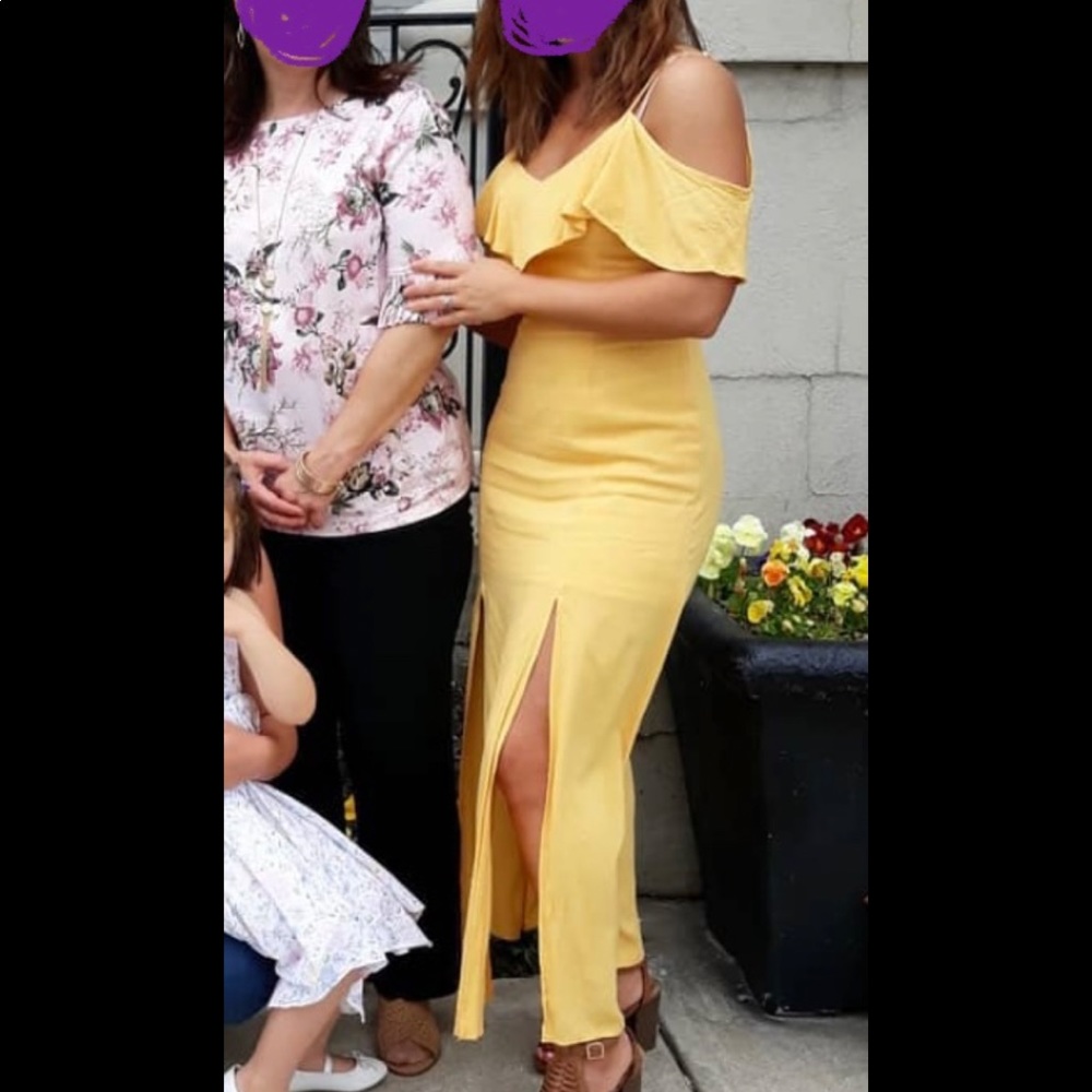 Altar’d State yellow dress, size Small
